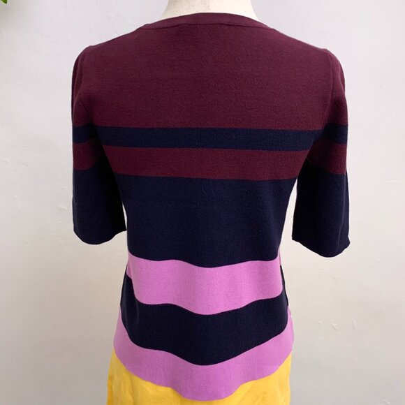 Ann‎ Taylor Striped Knit Top Size XS - Picture 4 of 8